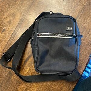 Black Barbella Crossbody Bag